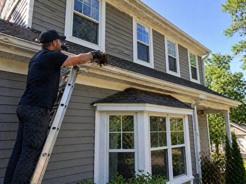 Downspout Blockage Removal in Morris County, NJ