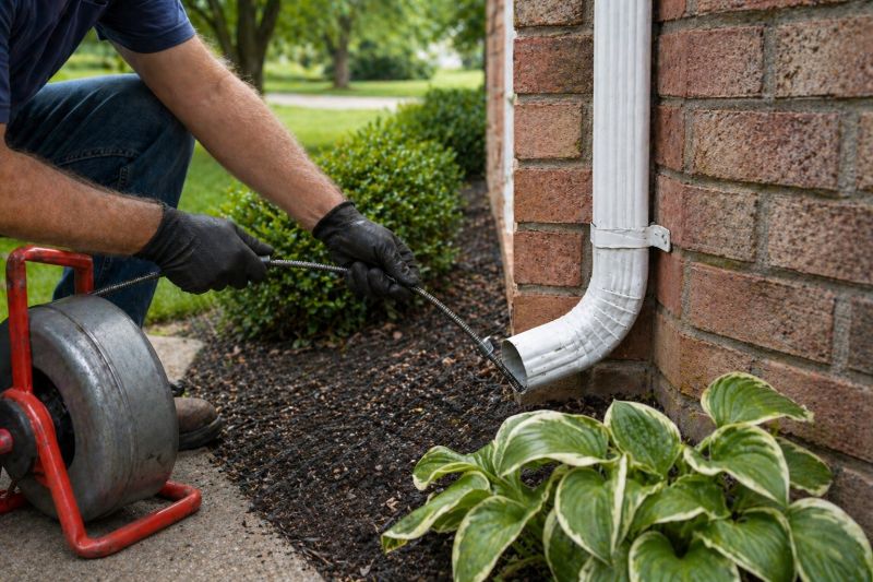 Gutter Downspout Unclogging in Frederick, MD